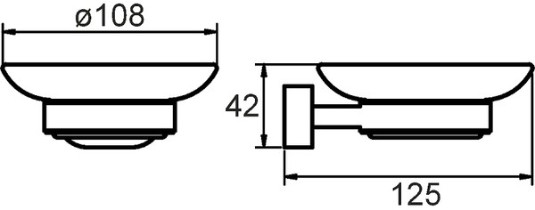 Мыльница Milardo Solomon SOLSMG0M42