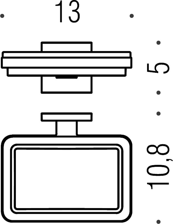 Мыльница Colombo Design BasicQ B3701