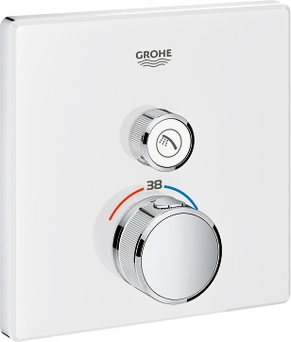 Термостат Grohe Grohtherm SmartControl 29153LS0 для душа, moon white