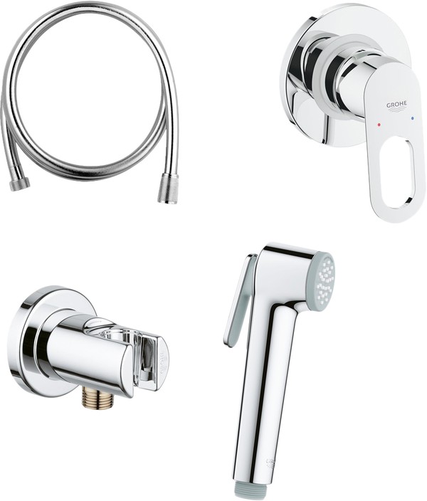 Душевой комплект Grohe BauLoop 124895  душ гигиенический