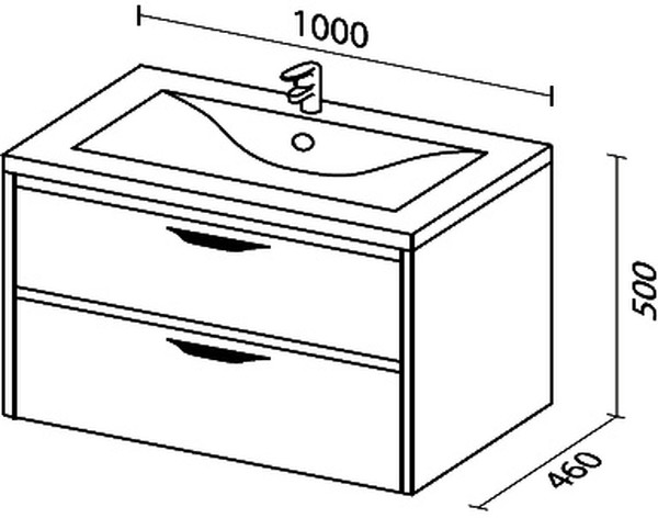 Мебель для ванной Sanvit Мэри-2 100