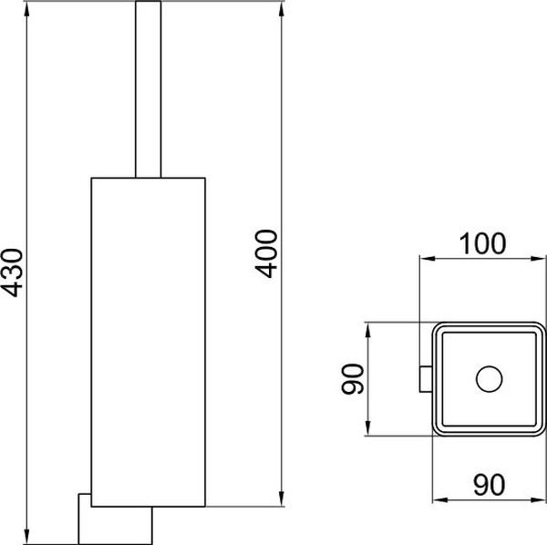 Ершик Webert Living LV501301015 хром