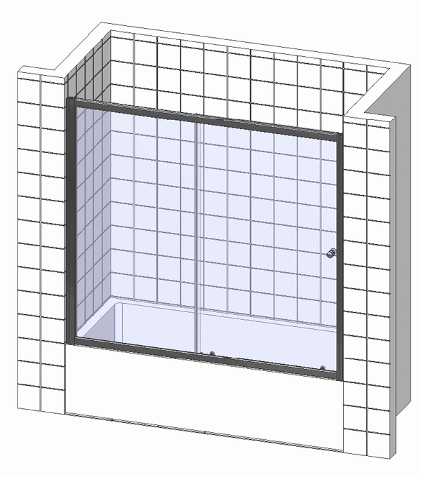 Шторка на ванну Vegas Glass ZV 150 05 01 профиль бронза, стекло прозрачное