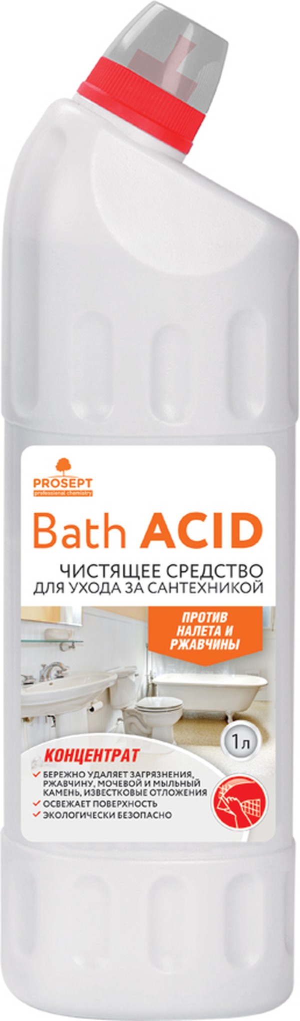 Дезинфицирующее средство Prosept Bath Acid 1 л