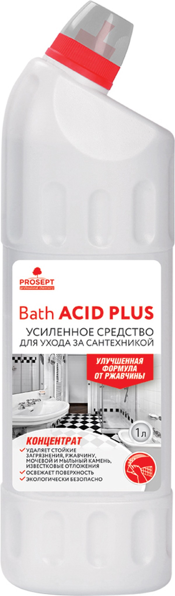 Дезинфицирующее средство Prosept Bath Acid Plus 1 л