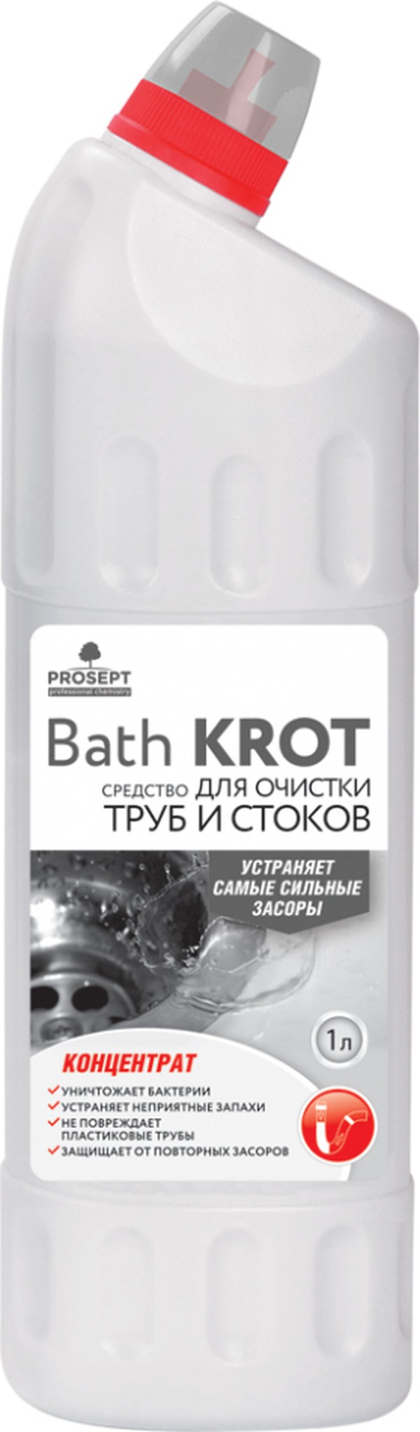 Средство для прочистки труб Prosept Bath Krot 1 л