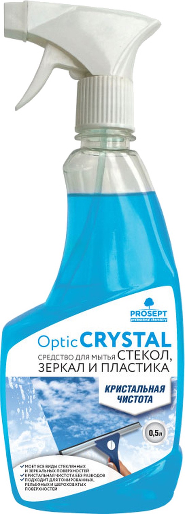 Очиститель для стекол Prosept Optic Crystal 0,5 л