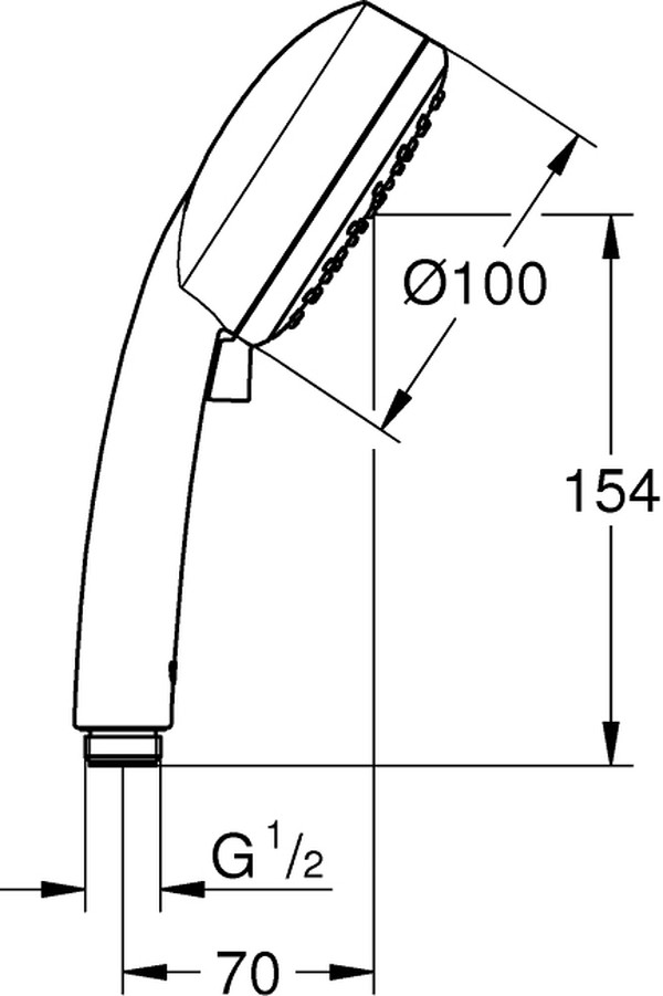 Душевая лейка Grohe Tempesta Cosmopolitan 27571002