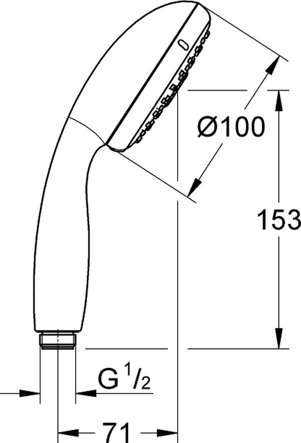 Душевая лейка Grohe Tempesta New 28261002