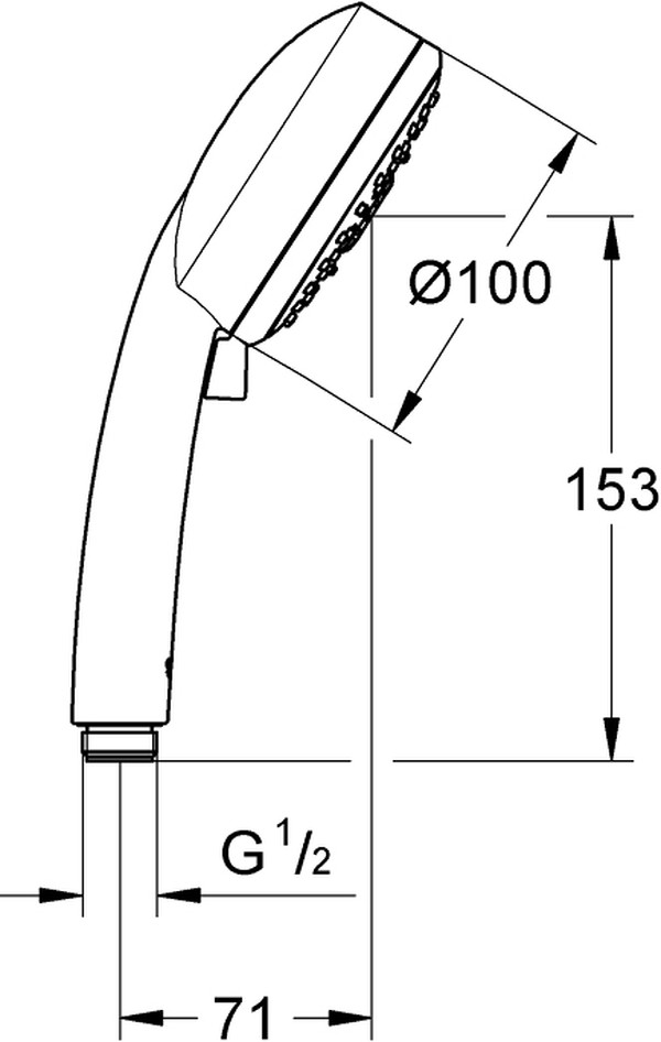 Душевая лейка Grohe Tempesta Cosmopolitan 27573002