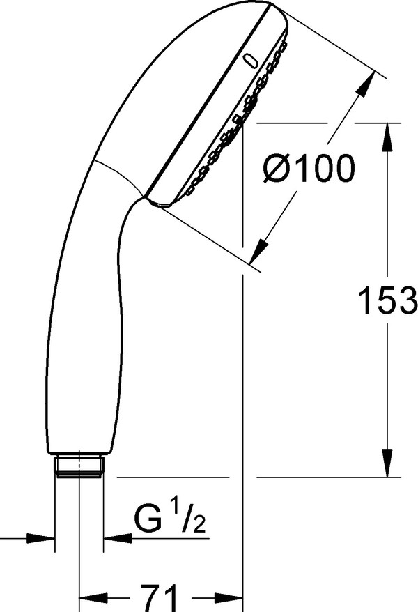 Душевая лейка Grohe Tempesta New 28578002