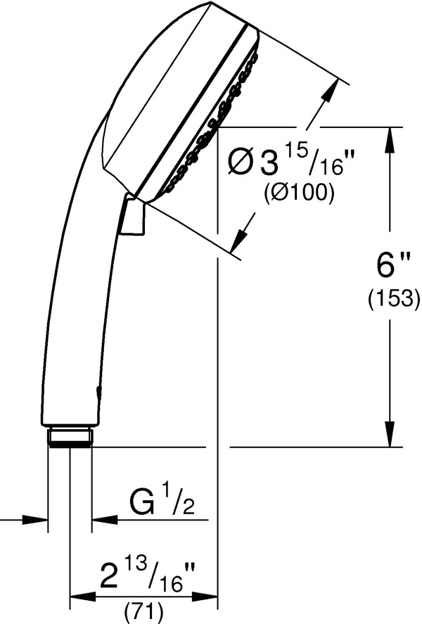 Душевая лейка Grohe Tempesta Cosmopolitan 27575002