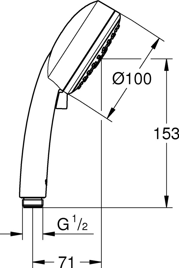 Душевая лейка Grohe Tempesta Cosmopolitan 27574002