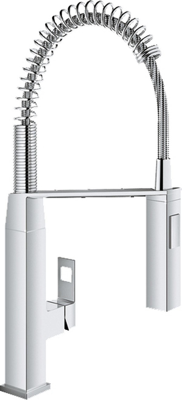 Комплект Мойка кухонная Grohe K700U 31574SD0 + Смеситель Grohe Eurocube 31395000 для кухонной мойки