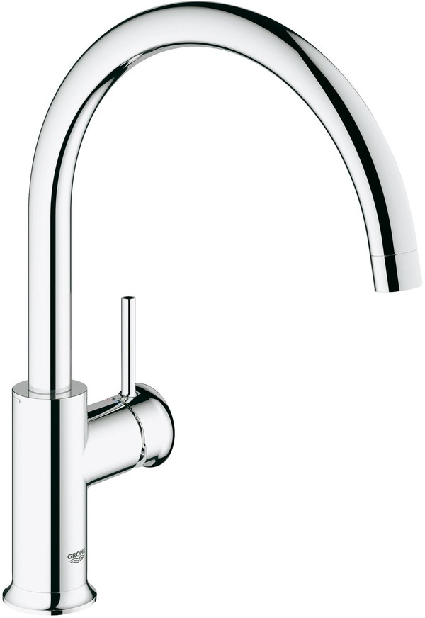 Комплект Мойка кухонная Grohe K400 31566SD0 + Смеситель Grohe BauClassic 31234000 для кухонной мойки