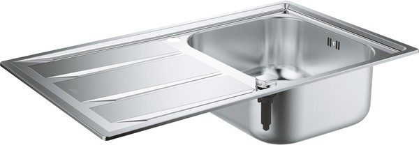 Комплект Мойка кухонная Grohe K400 31566SD0 + Смеситель Grohe BauEdge 31367000 для кухонной мойки