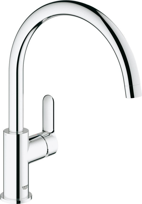 Комплект Мойка кухонная Grohe K400 31566SD0 + Смеситель Grohe BauEdge 31367000 для кухонной мойки