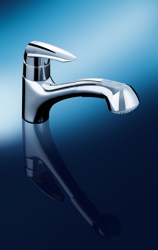 Комплект Мойка кухонная Grohe K400 31566SD0 + Смеситель Grohe Eurodisc 32257001 для кухонной мойки