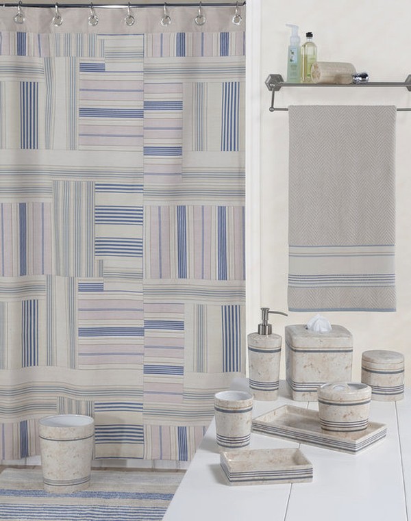 Бокс для салфеток Creative Bath Ticking Stripe