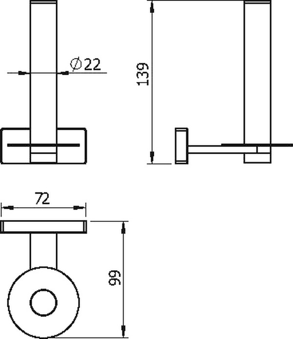 Держатель туалетной бумаги Langberger Alster 10948A