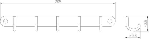 Крючок Rush Bianki BI76253