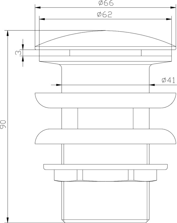 Донный клапан для раковины Lemark Jasmine LM6680B