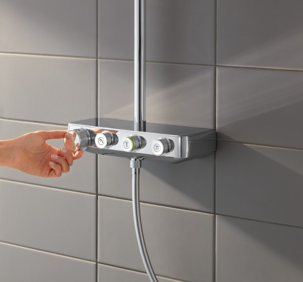 Душевая стойка Grohe Euphoria SmartControl 310 Duo 26507000 с термостатом