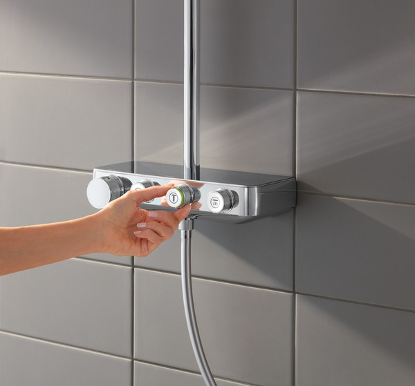 Душевая стойка Grohe Euphoria SmartControl 310 Duo 26507000 с термостатом