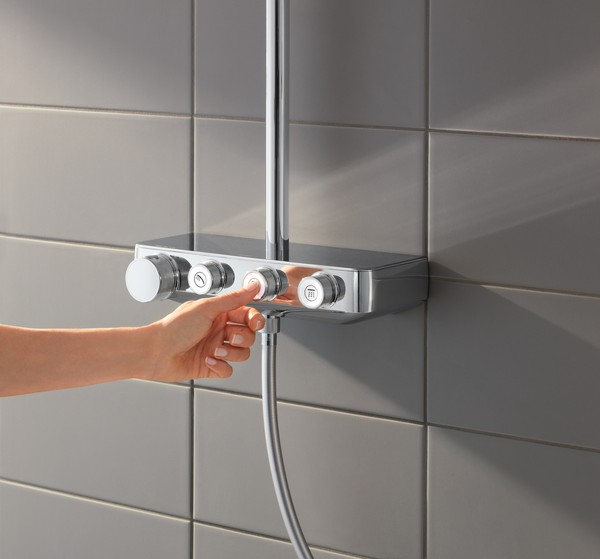 Душевая стойка Grohe Euphoria SmartControl 310 Duo 26507000 с термостатом