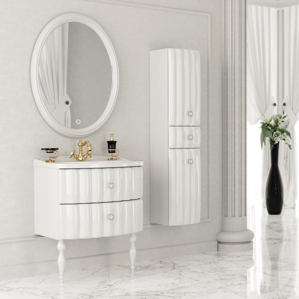 Мебель для ванной Aima Design Pearl 70 white