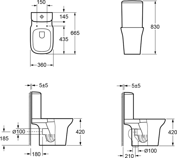 Унитаз-компакт Grossman Classic GR-N3012