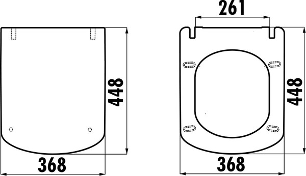 Унитаз подвесной Creavit Elegant EG321 безободковый