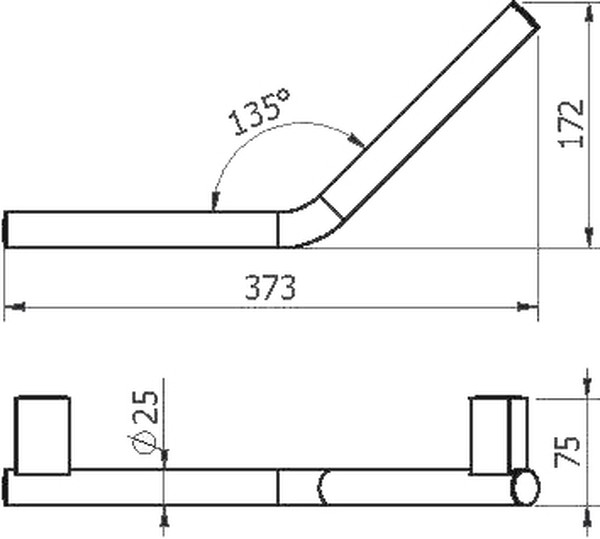 Поручень Langberger 28056B