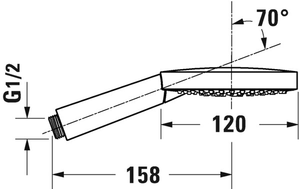 Душевая лейка Duravit Faucet Accessories UV0650011000