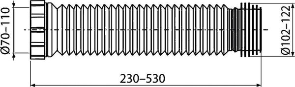 Гофра AlcaPlast A97SN