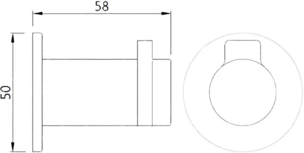 Крючок Artize ONY-CHR-59791 для халатов