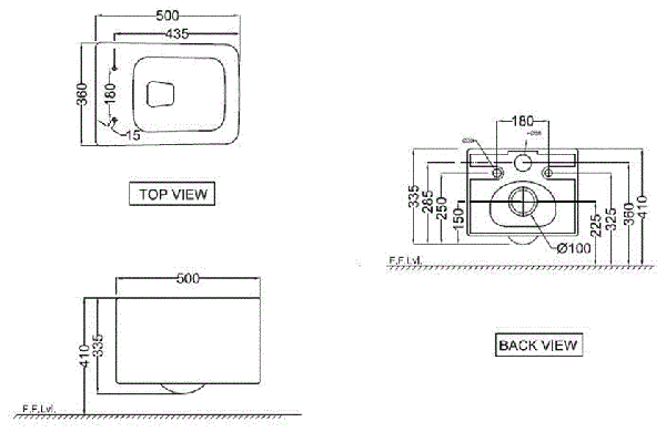 Унитаз подвесной безободковый Jaquar Kubix-FKUS-WHM-35953BIUFSM белый матовый