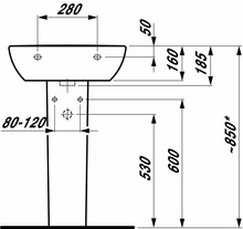 Раковина Laufen Pro 8.1095.1.000.104.1