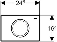 Кнопка смыва Geberit Delta 11 115.120.11.1 белая
