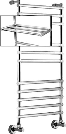 Полотенцесушитель водяной Margaroli Sole 464-11 с полкой