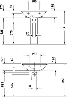 Раковина Duravit Darling New 2621600000 60 см