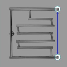 Полотенцесушитель водяной Energy Prima 60x60