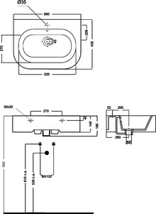 Раковина Olympia Tutto TP60011