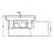 Душевой трап Berges Wasserhaus Trend 100x100 091001 с решеткой Хром