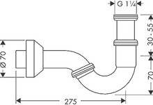 Сифон для биде Hansgrohe 55237000