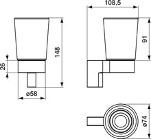 Стакан Ideal Standard Connect керамика