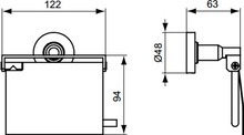 Держатель туалетной бумаги Ideal Standard IOM с крышкой