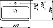 Раковина Laufen Pro A 8.1895.8.000.104.1