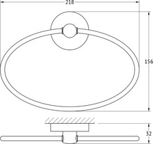 Полотенцедержатель Ellux Elegance ELE 015