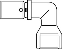 Угольник Oventrop Cofit P 16xRp1/2" с внутренней резьбой